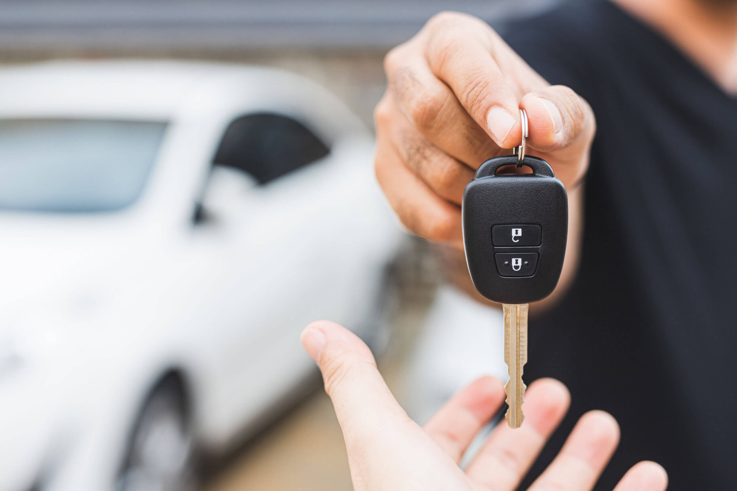 handing over car keys