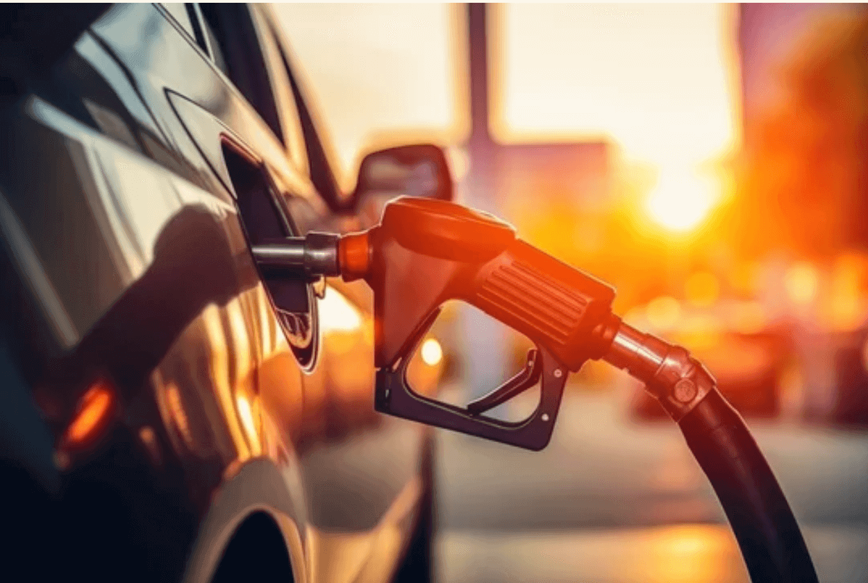 filling up car with fuel