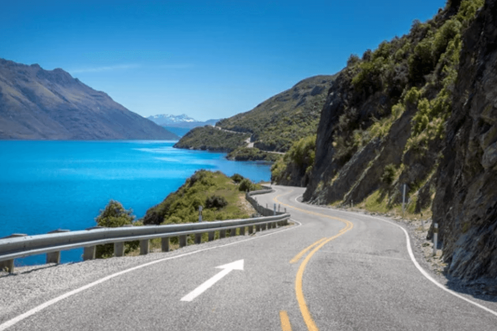 open road in New Zealand