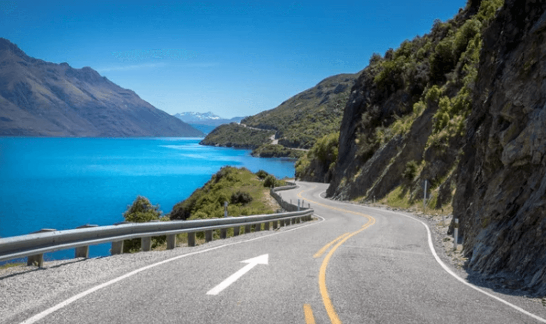 open road in New Zealand