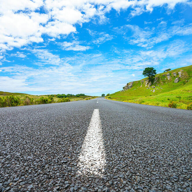 open rural road