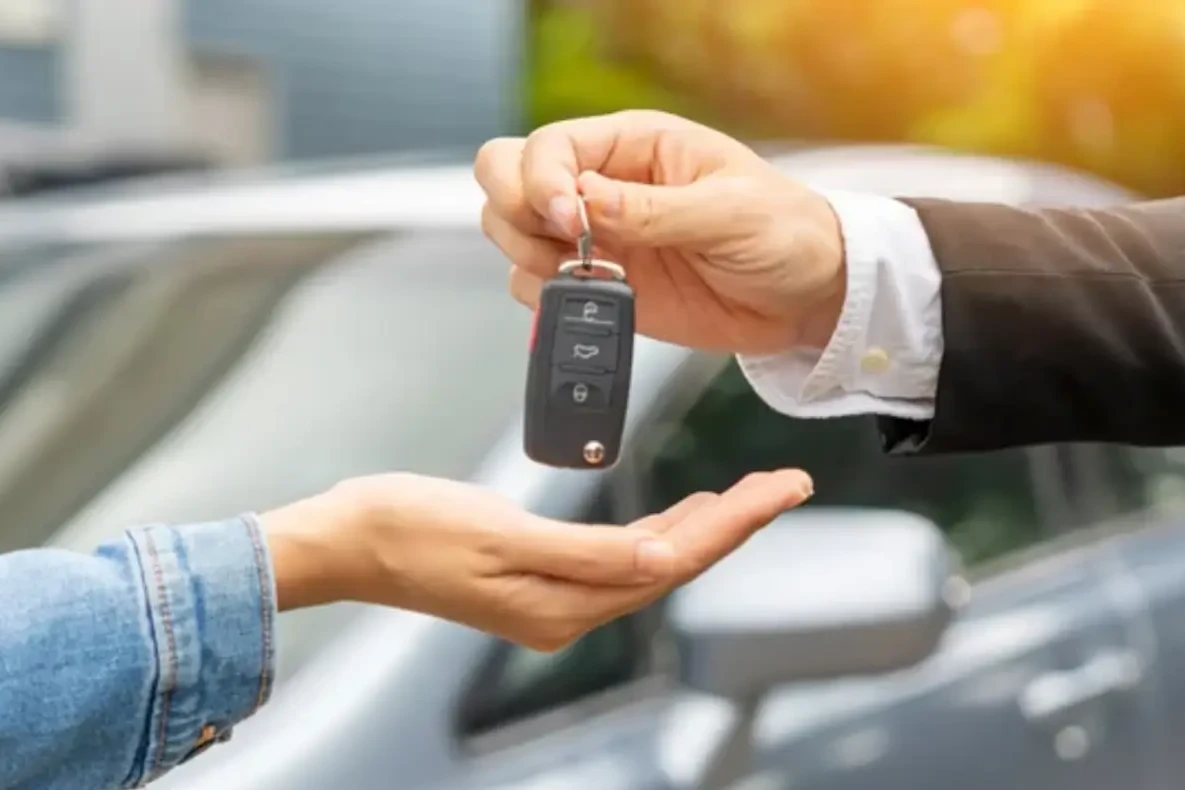 handing over car keys