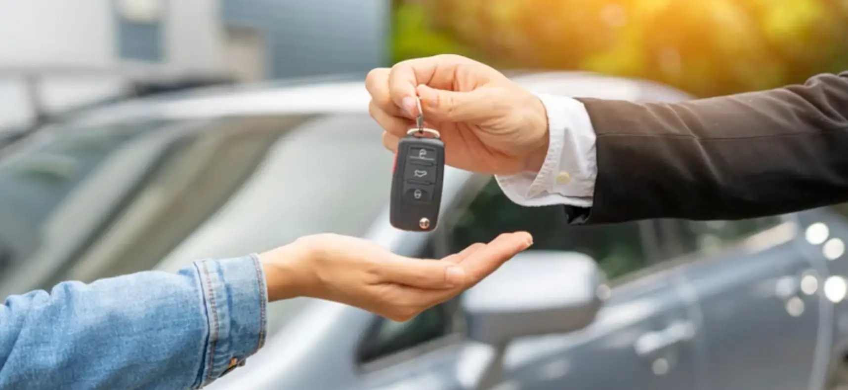 handing over car keys