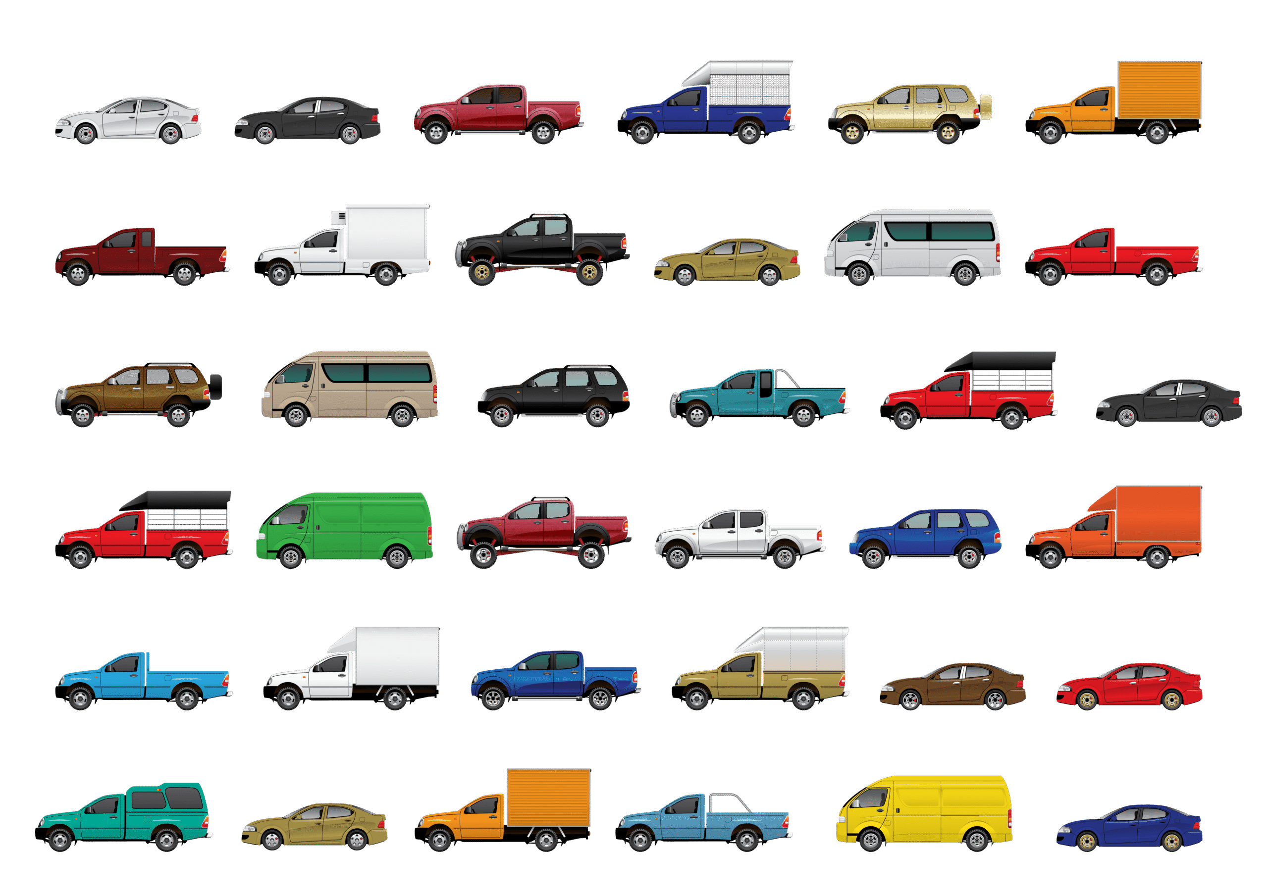 cars Utes trucks